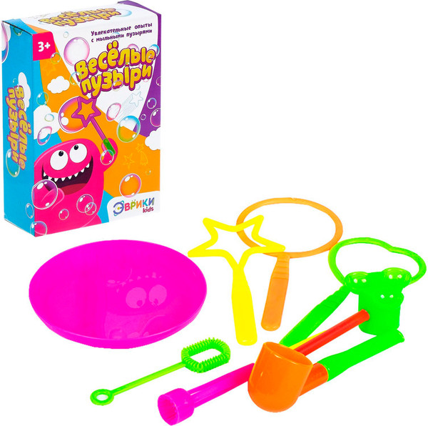 Изображение товара Набор мыльных пузырей Эврики Веселые пузыри / 3392243