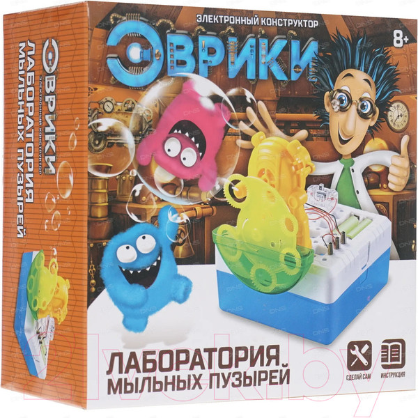Изображение товара Набор для опытов Эврики Лаборатория мыльных пузырей / 1254058