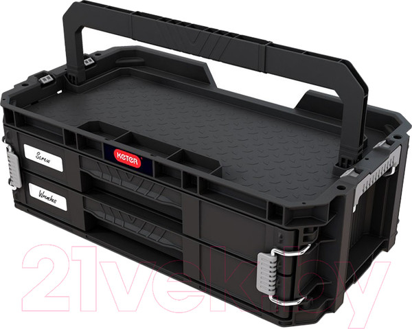 Изображение товара Ящик для инструментов Keter Connect 2 Drawers 250037 (черный)