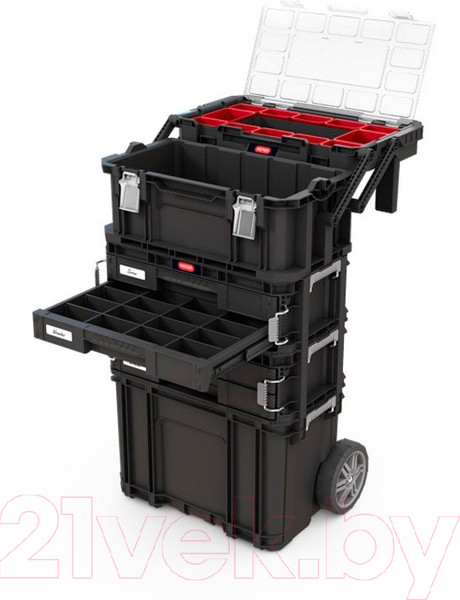 Изображение товара Ящик для инструментов Keter Connect 2 Drawers 250037 (черный)