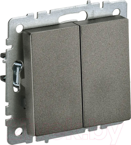 Изображение товара Выключатель IEK Brite BR-V22-0-10-K45 (темная бронза)