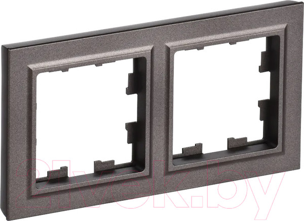 Изображение товара Рамка для выключателей и розеток IEK Brite BR-M22-44-K45 (темная бронза)