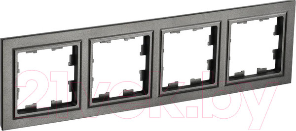 Изображение товара Рамка для выключателей и розеток IEK Brite BR-M42-K45 (темная бронза)