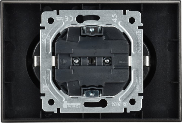Изображение товара Розетка IEK Brite BR-R21-16-K45-F (темная бронза)