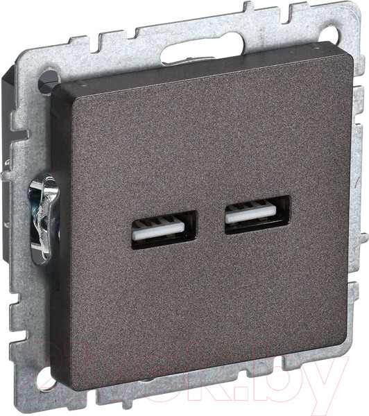 Изображение товара Розетка IEK Brite BR-U21-D31-K45 (темная бронза)