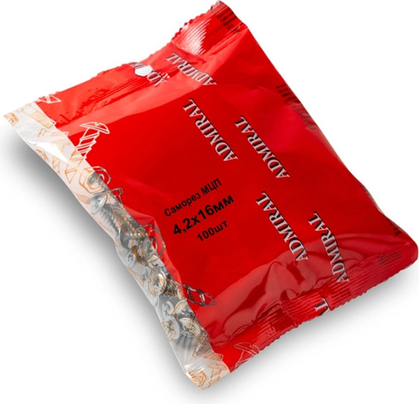 Изображение товара Саморез Admiral МЦП Острый 4.2x16мм (100шт)