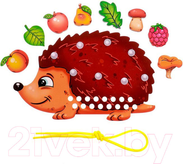 Изображение товара Развивающий игровой набор ЛазерПРО Шнуровка Ежик / 7402488