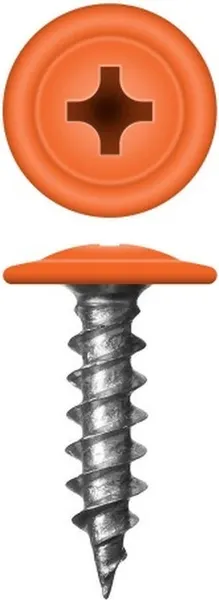 Изображение товара Саморез Admiral МЦП Острый 4.2x19мм RAL 2004 (500шт, оранжевый)