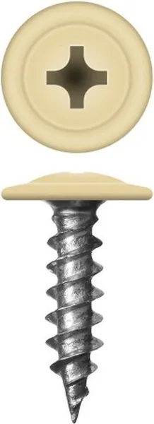 Изображение товара Саморез Admiral МЦП Острый 4.2x25мм RAL 1014 (500шт, слоновая кость)