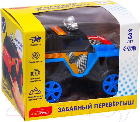 Изображение товара Автомобиль игрушечный Автоград Внедорожник / 7652106 (синий)