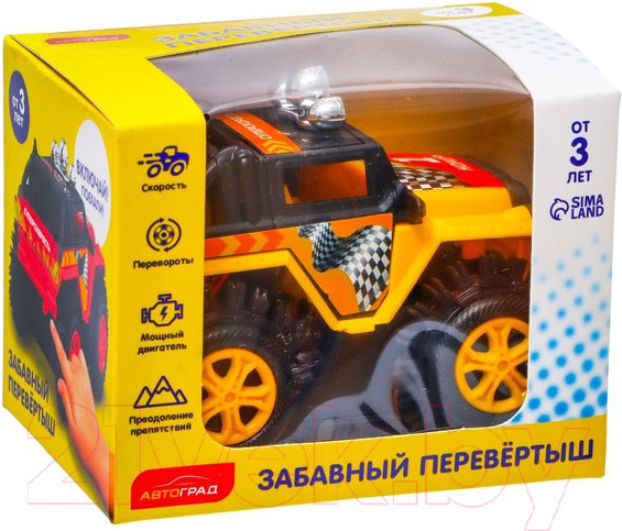 Изображение товара Автомобиль игрушечный Автоград Внедорожник / 7652108 (желтый)