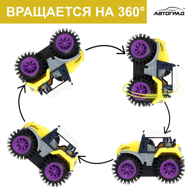 Изображение товара Трактор игрушечный Автоград Хозяин фермы / 7652111 (желтый)