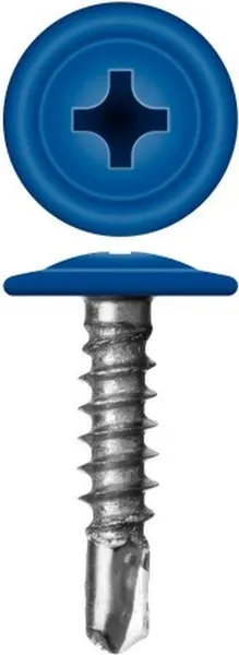 Изображение товара Саморез Admiral МЦСП Сверло 4.2x25мм RAL 5005 (500шт, синий)
