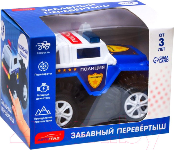 Изображение товара Автомобиль игрушечный Автоград Полиция / 7652104 (синий)