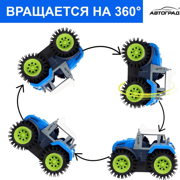 Изображение товара Трактор игрушечный Автоград Хозяин фермы / 7652112 (синий)