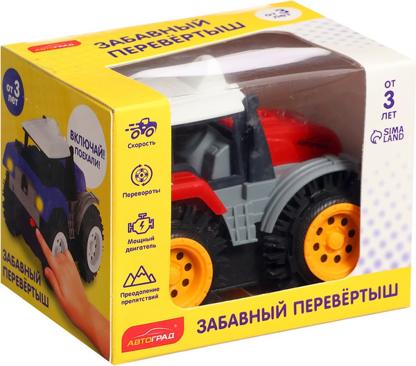 Изображение товара Трактор игрушечный Автоград Хозяин фермы / 7652110 (красный)