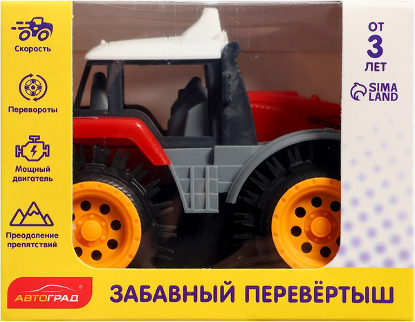 Изображение товара Трактор игрушечный Автоград Хозяин фермы / 7652110 (красный)