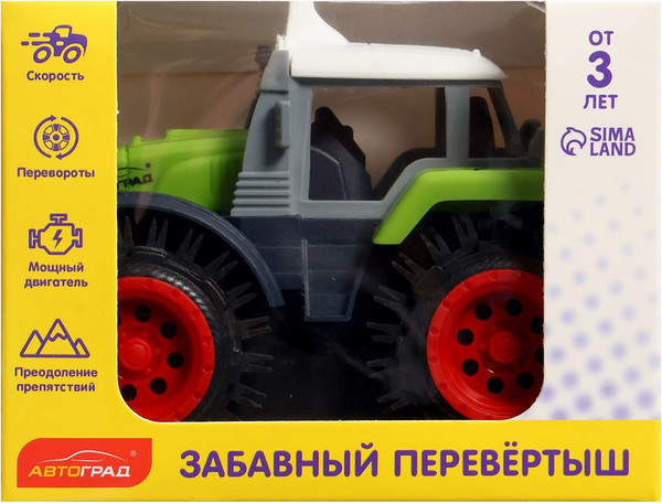 Изображение товара Трактор игрушечный Автоград Хозяин фермы / 7652109 (зеленый)
