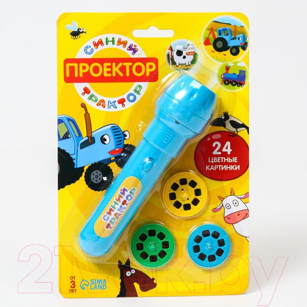 Изображение товара Игрушка детская Синий трактор Проектор-фонарик / 6945200