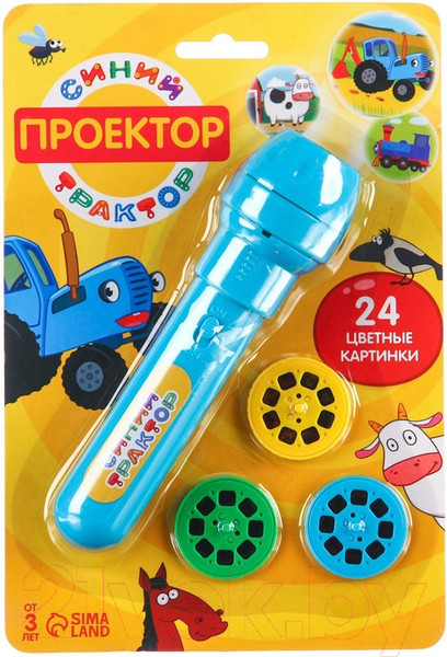 Изображение товара Игрушка детская Синий трактор Проектор-фонарик / 6945200