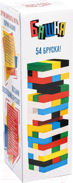 Изображение товара Настольная игра Время игры Падающая башня / 9223589