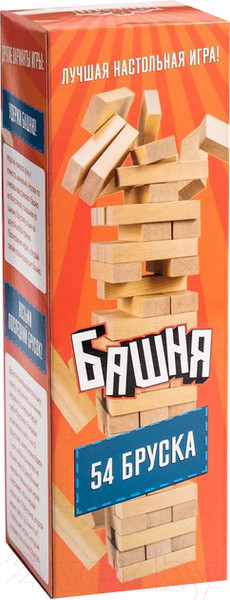 Изображение товара Настольная игра Время игры Падающая башня / 9223587