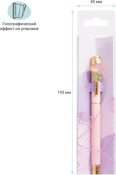 Изображение товара Ручка шариковая Meshu Flower / MS_94185 (синий)