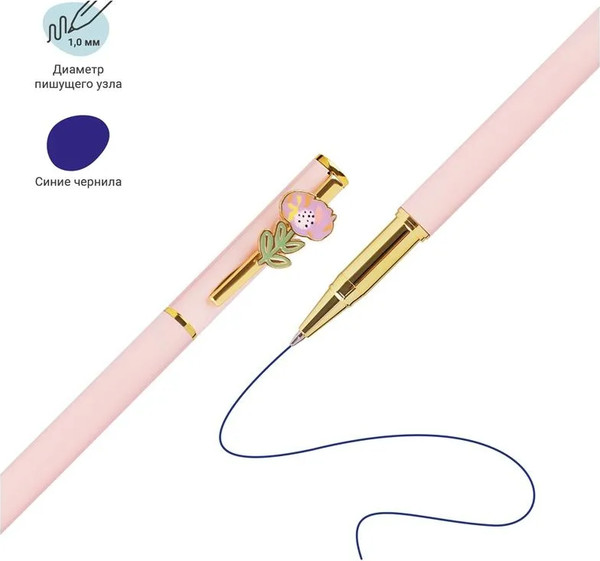 Изображение товара Ручка шариковая Meshu Flower / MS_94185 (синий)