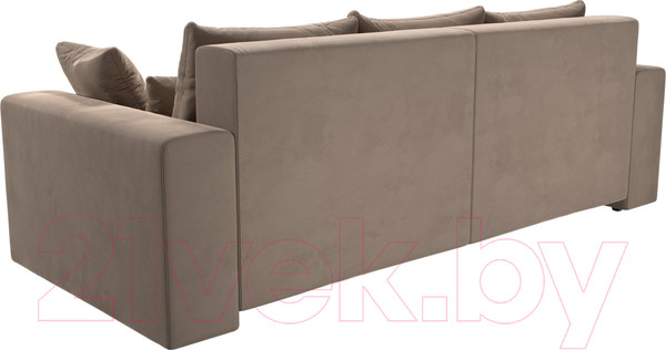 Изображение товара Диван Лига Диванов Майами 128 (велюр бежевый)