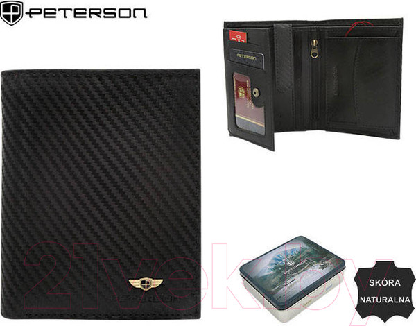 Изображение товара Портмоне Peterson PTN 303-CA-6570 (черный)