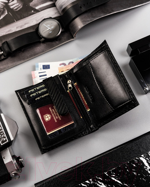 Изображение товара Портмоне Peterson PTN 303-CA-6570 (черный)