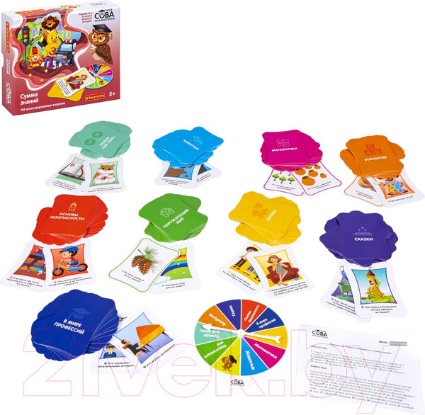Изображение товара Настольная игра Bondibon Умная Сова Сумма знаний / ВВ5524