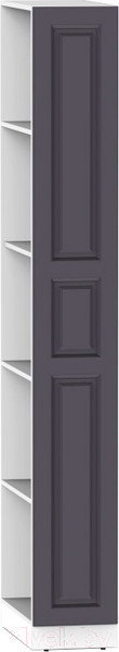 Изображение товара Стеллаж Интермебель Марсель 420 / МР-13-B3 (графит софт)