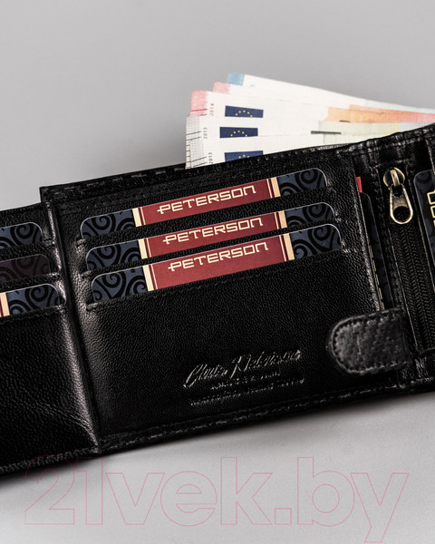 Изображение товара Портмоне Peterson PTN 304Z-CA-6549 (черный)