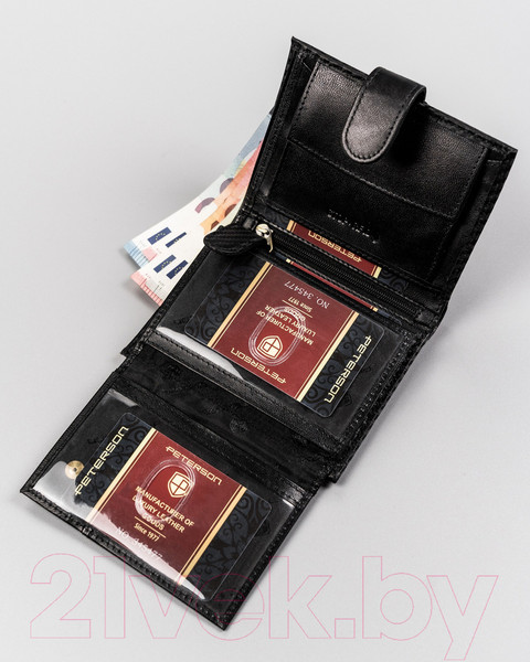 Изображение товара Портмоне Peterson PTN 324Z-CA-6624 (черный)