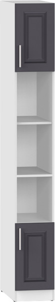 Изображение товара Стеллаж Интермебель Марсель 420 / МР-14-B2 (графит софт)
