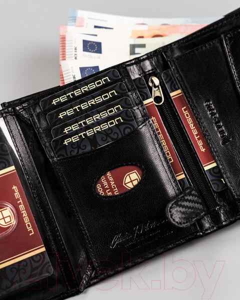 Изображение товара Портмоне Peterson PTN 333Z-CA-6600 (черный)