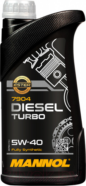 Изображение товара Моторное масло Mannol Diesel Turbo 5W40 CJ-4/SL / MN7904-1 (1л)