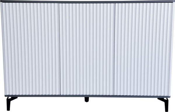 Изображение товара Тумба Shtabe Royal 5051 эко (белый/металл бруклин/черный)