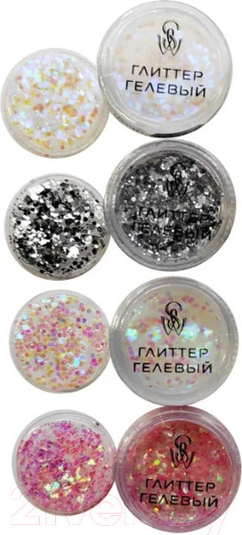 Изображение товара Блестки для макияжа Shinewell LCG1-01/4 (4шт)