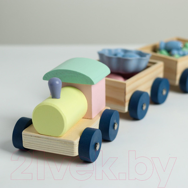 Изображение товара Развивающий игровой набор Sima-Land Паровозик 5084447