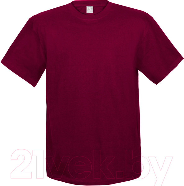 Изображение товара Футболка Sardoba Tekstil Х/б 160гр (p.3XL, бордовый)