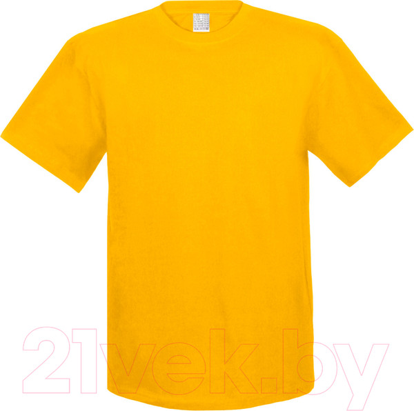 Изображение товара Футболка Sardoba Tekstil Х/б 160гр (p.3XL, желтый)
