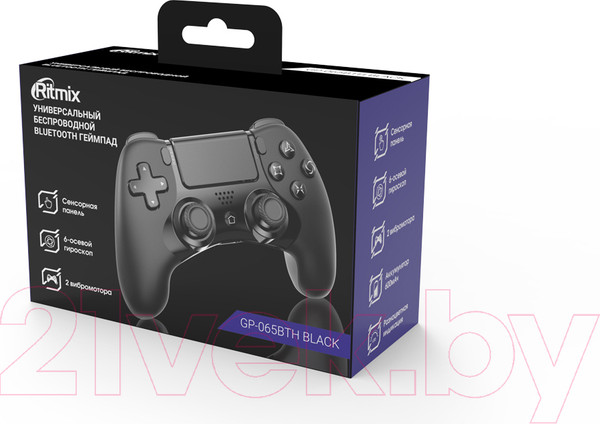 Изображение товара Геймпад Ritmix GP-065BTH (черный)