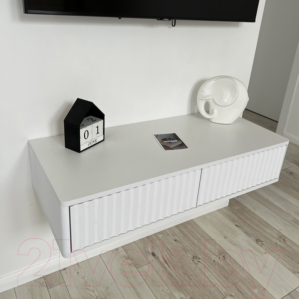Изображение товара Тумба Shtabe Royal 5010 эко (белый/белый)