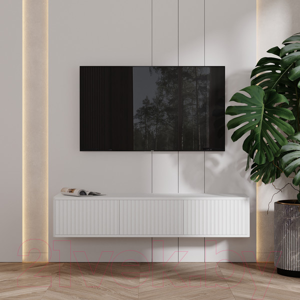 Изображение товара Тумба Shtabe Royal ТВ 5030 эко (белый/белый)