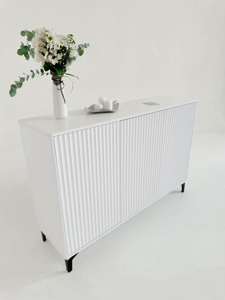 Изображение товара Тумба Shtabe Royal 5051 эко (белый/белый/черный)