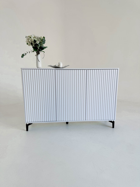 Изображение товара Тумба Shtabe Royal 5051 эко (белый/белый/черный)