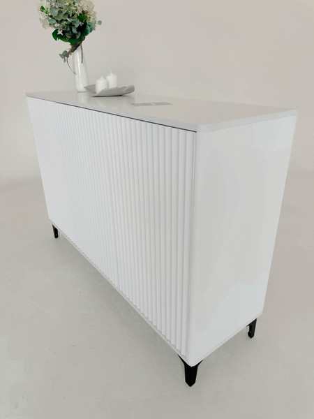 Изображение товара Тумба Shtabe Royal 5051 эко (белый/белый/черный)