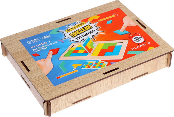 Изображение товара Настольная игра Лесная мастерская Пиксели Кто быстрее? / 4276389